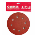5 unidades de discos de lijado de 180 mm granos 40/60/80/100/120